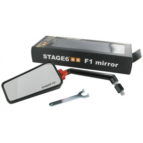 Зеркало Stage6 F1 Черное, левое