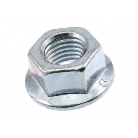 Гайка коленвала, колокола Piaggio, Gilera 50. M10x1.25mm с фланцем