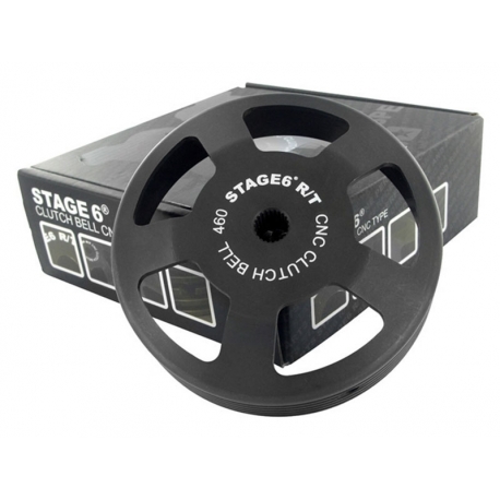 Колокол сцепления Stage6 R/T CNC, 460гр. Д.107мм, Piaggio/Gilera/Peugeot