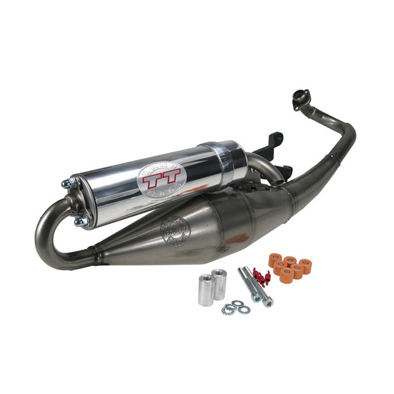 LeoVince TT Scarico Sportivo Omologato Per Benelli 50ccm 2T (Quattro Novex, Modena, Imola RS, SS) - Further, Con Kit Variazione - 5