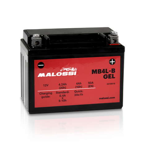 Аккумулятор для скутера Malossi MB4L-B GEL 12V