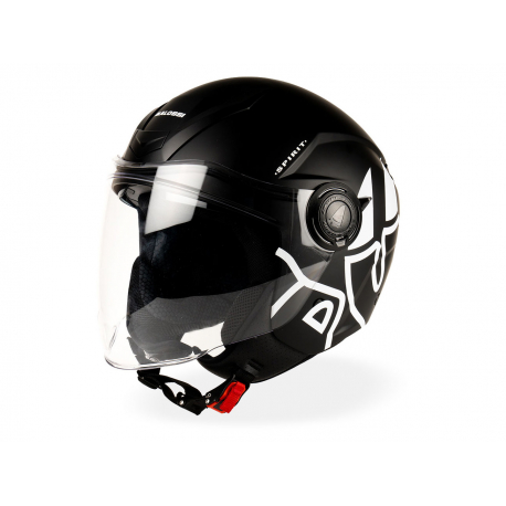Шлем MALOSSI JET black M