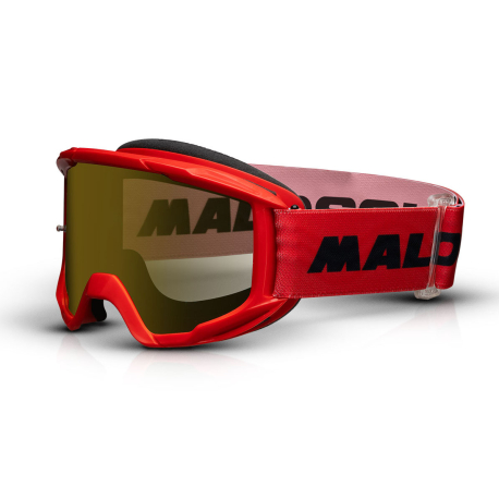Кроссовая маска Malossi Red Mirrored Lens