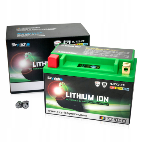 Аккумулятор Li-ion для мото 12V. SKYRICH KTM / Aprilia / Beta / Suzuki / Yamaha HJTX9-FP