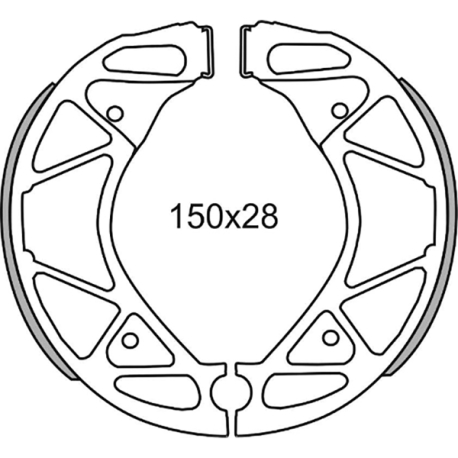 Тормозные колодки Ferodo FSB967 Yamaha Bws 125 / Cygnus X 125