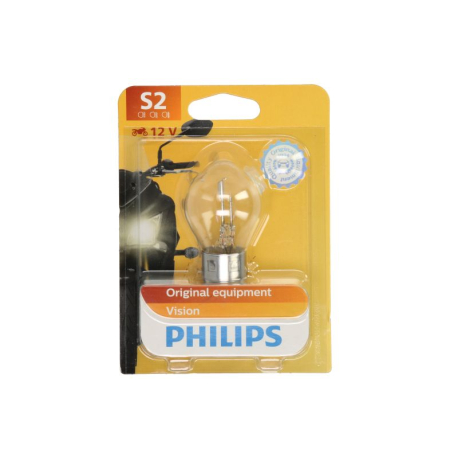 Лампа у фару скутера Philips S2 BA20d, 12V 35/35W