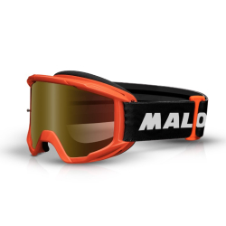 Кроссовая маска Malossi Orange Mirrored Lens