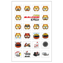 Наклейки Malossi emoji mini stickers 11,5x16,8 cm