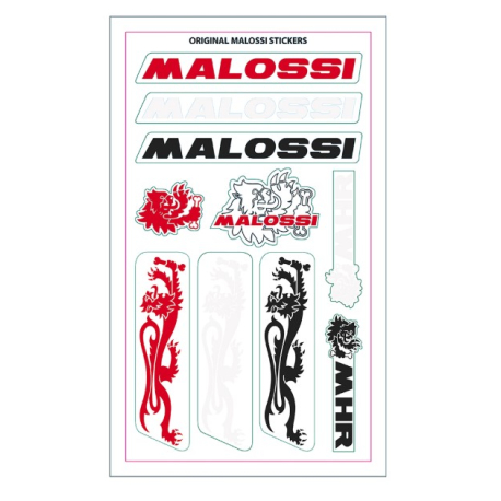 Лист наклеек Malossi coloured mini stickers 8x14 cm